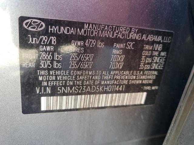 2019 HYUNDAI SANTA FE SE #3301864018