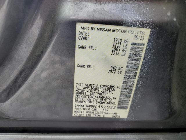 2015 NISSAN ALTIMA 2.5 - 1N4AL3AP0FC457932