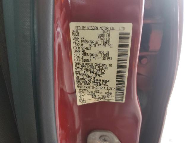 2004 NISSAN XTERRA XE #3282598874