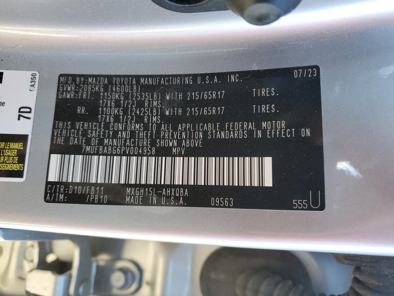 TOYOTA COROLLA CROSS LE