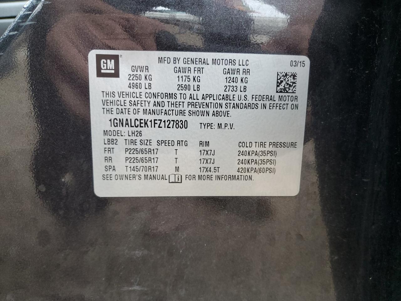 CHEVROLET EQUINOX LT