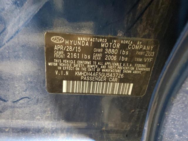 2016 HYUNDAI ELANTRA SE #3304721958