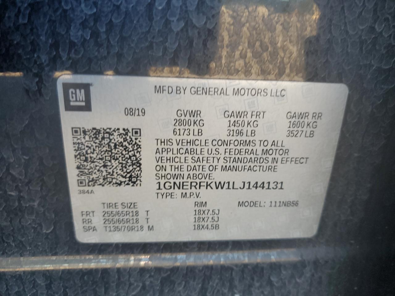 CHEVROLET TRAVERSE LS