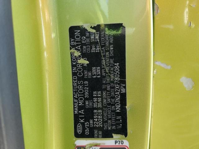 2015 KIA SOUL KNDJN2A2XF7805084