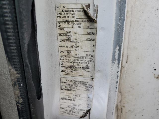 2003 CHEVROLET EXPRESS G3 #3289927538