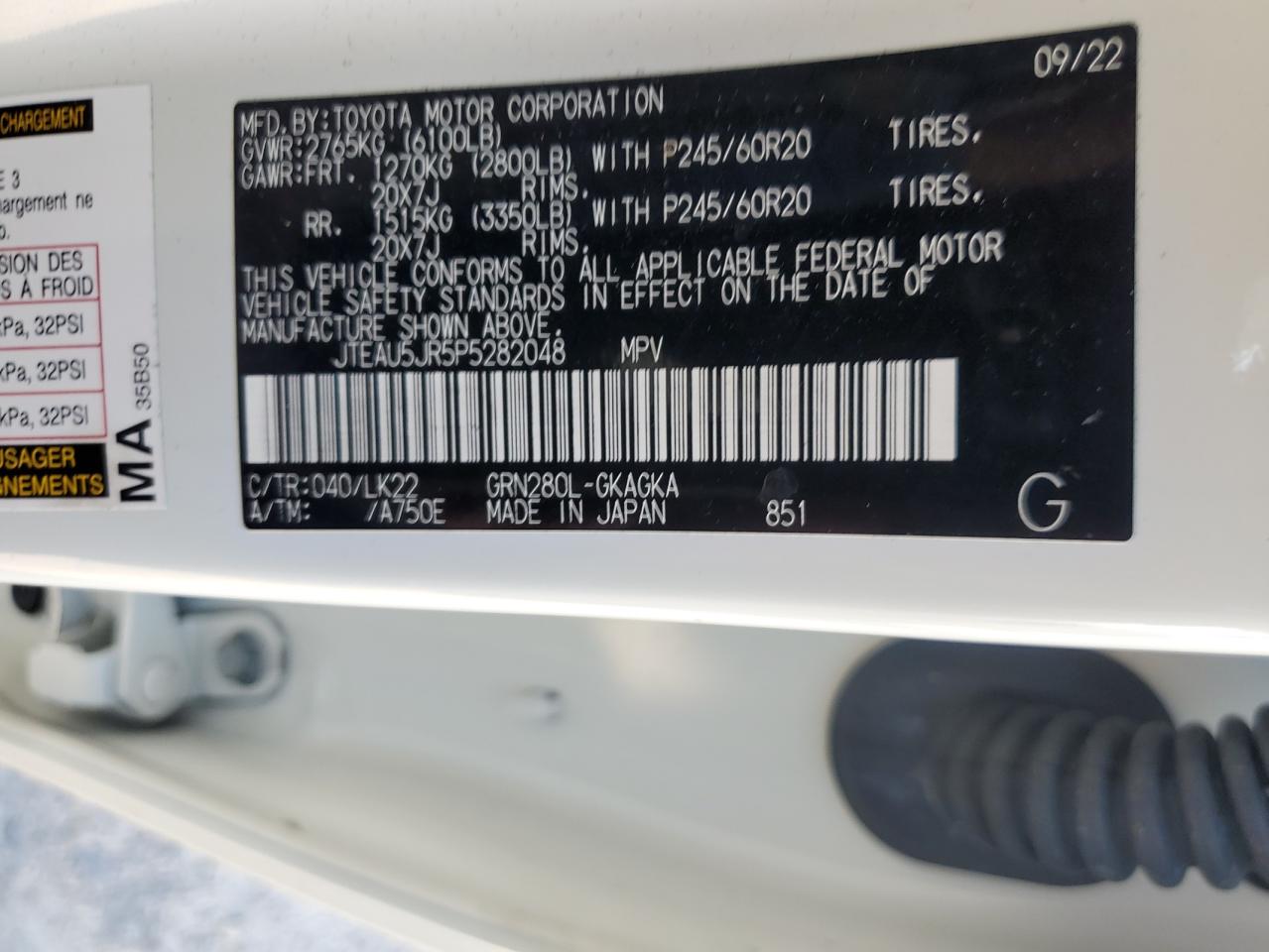 TOYOTA 4RUNNER TRD SPORT