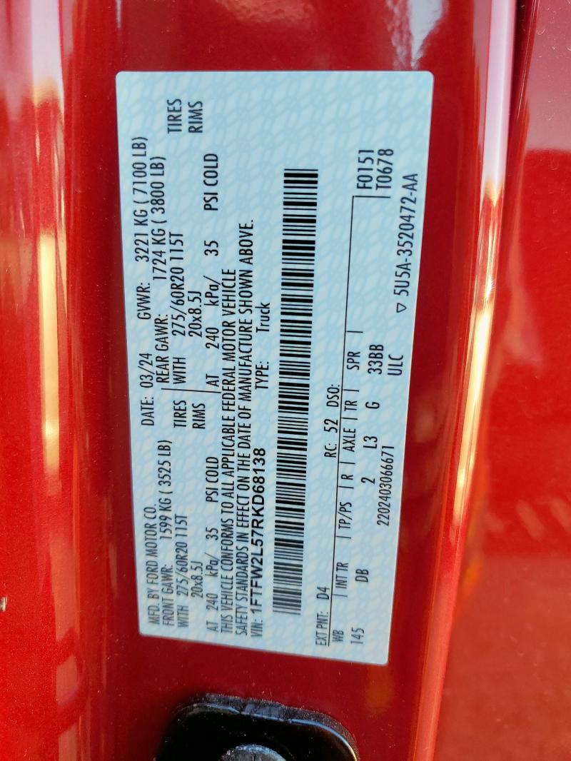 2024 FORD F150 STX #3305655772