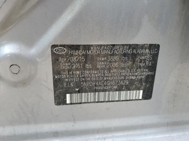 2016 HYUNDAI ELANTRA SE - 5NPDH4AE4GH673429