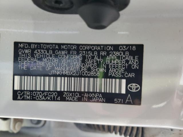 2018 TOYOTA C-HR XLE - JTNKHMBX2J1002858