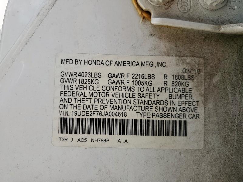 2018 ACURA ILX PREMIU - 19UDE2F76JA004618