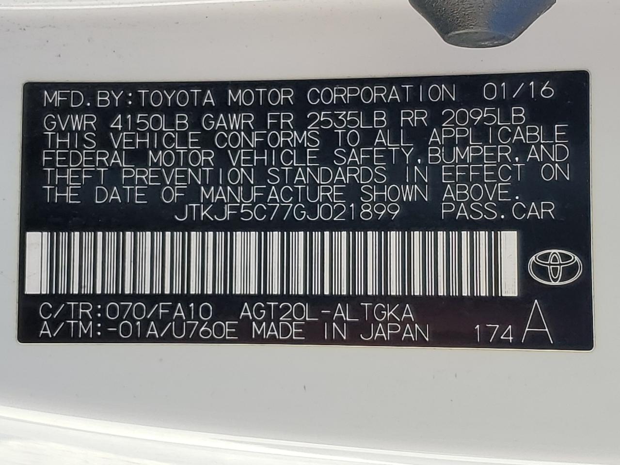 TOYOTA SCION TC