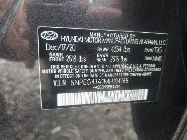 2021 HYUNDAI SONATA SE 5NPEG4JA1MH104165