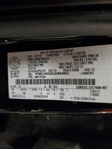 2018 FORD ESCAPE SE #3305322310