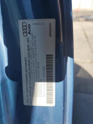 2001 AUDI TT QUATTRO #3285011926