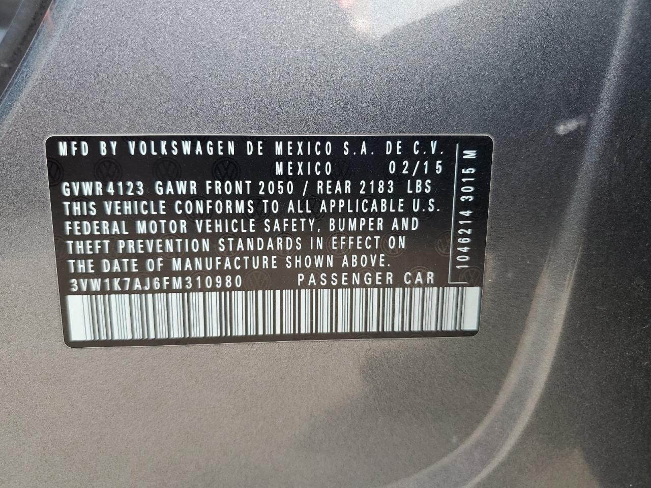 VOLKSWAGEN JETTA BASE