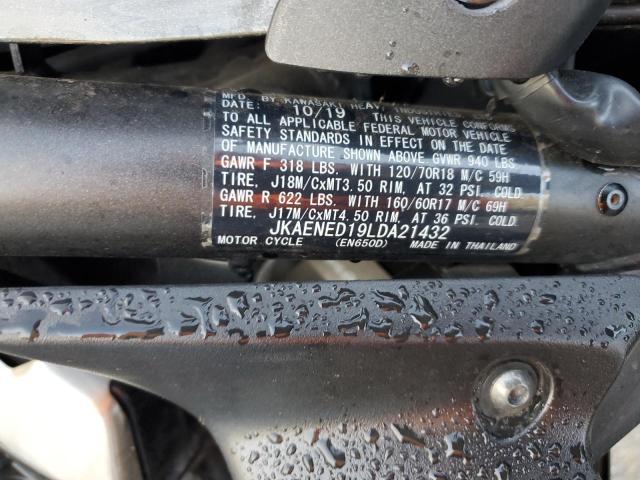 2020 KAWASAKI EN650 D JKAENED19LDA21432