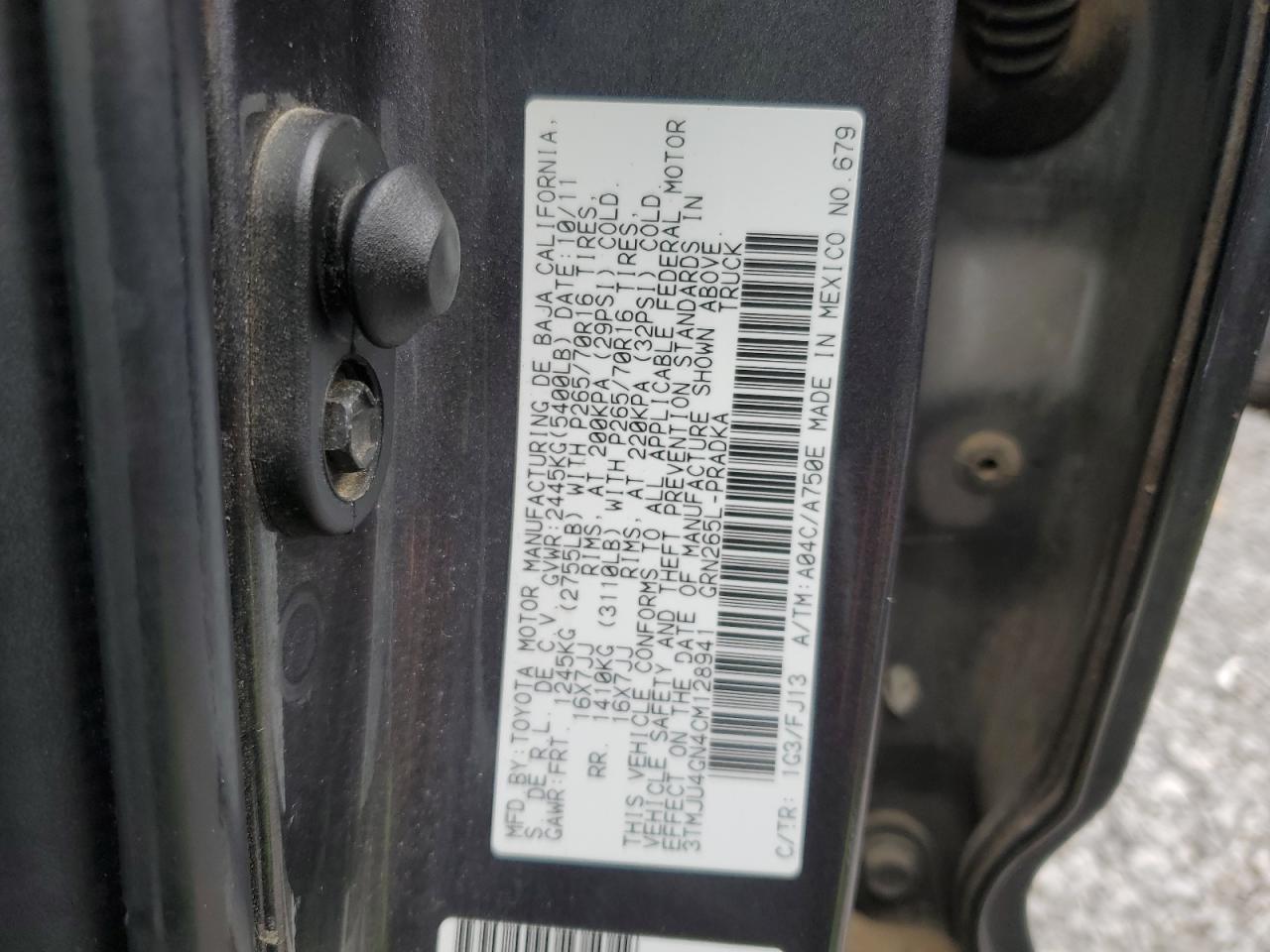 TOYOTA TACOMA DOUBLE CAB PRERUNNER