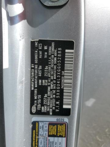 2016 KIA OPTIMA EX 5XXGU4L3XGG052888