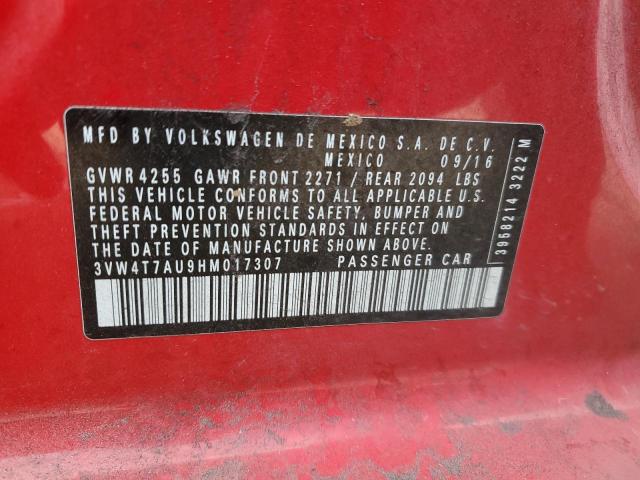 2017 VOLKSWAGEN GTI S - 3VW4T7AU9HM017307