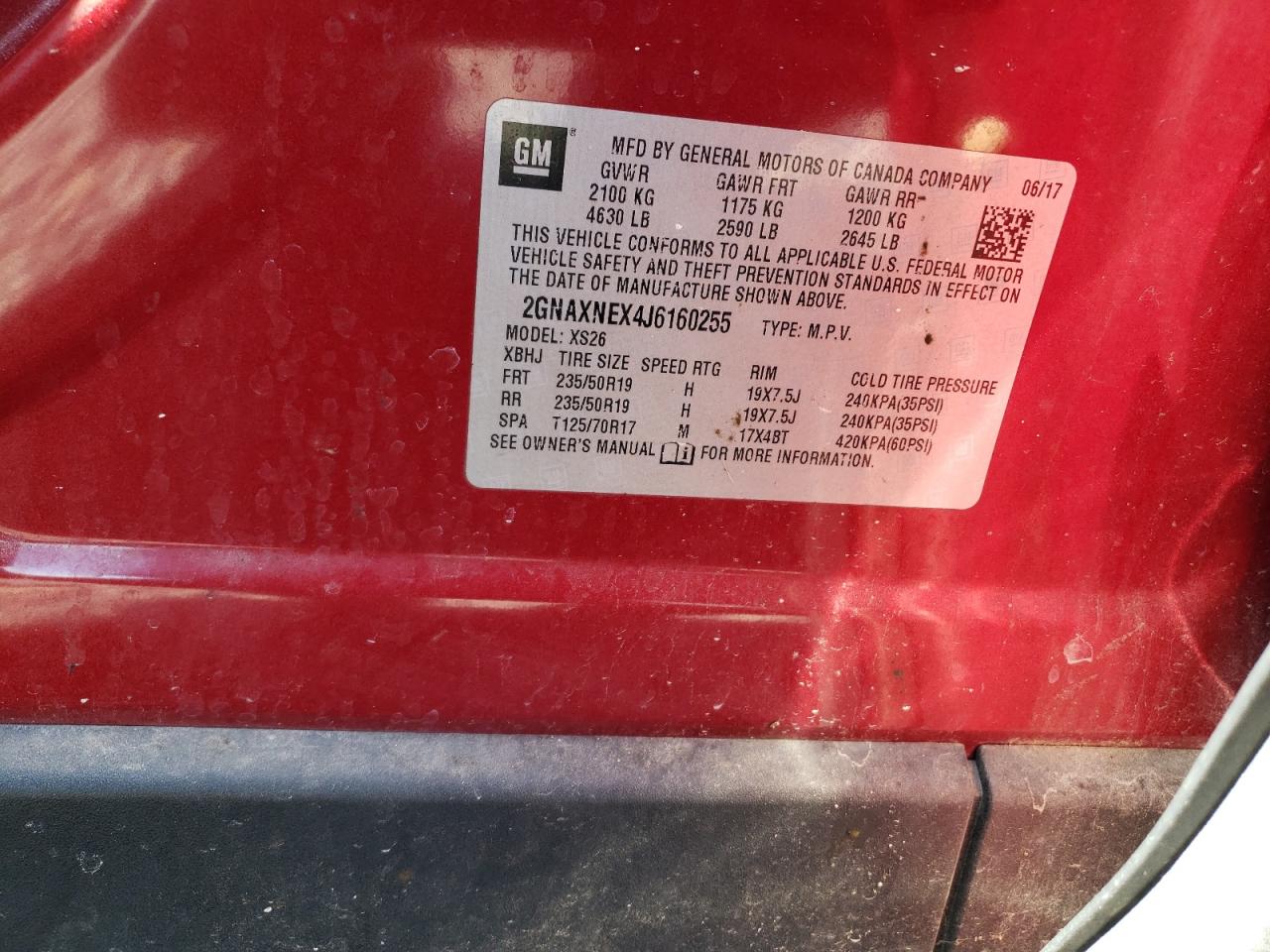 CHEVROLET EQUINOX PREMIER