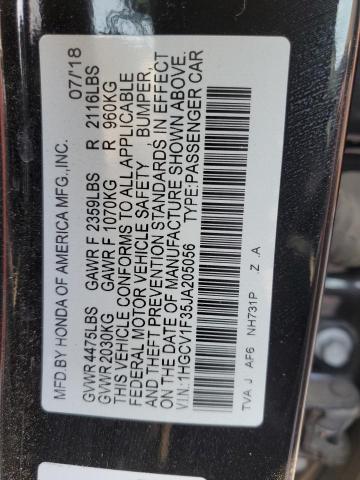 2018 HONDA ACCORD SPO #3294492517