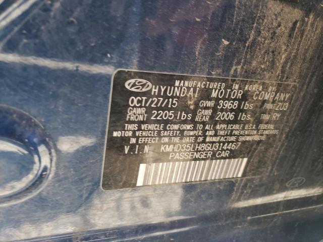 2016 HYUNDAI ELANTRA GT KMHD35LH8GU314467