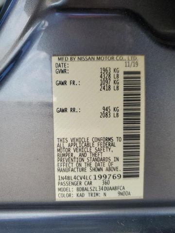 2020 NISSAN ALTIMA SR #3294442498