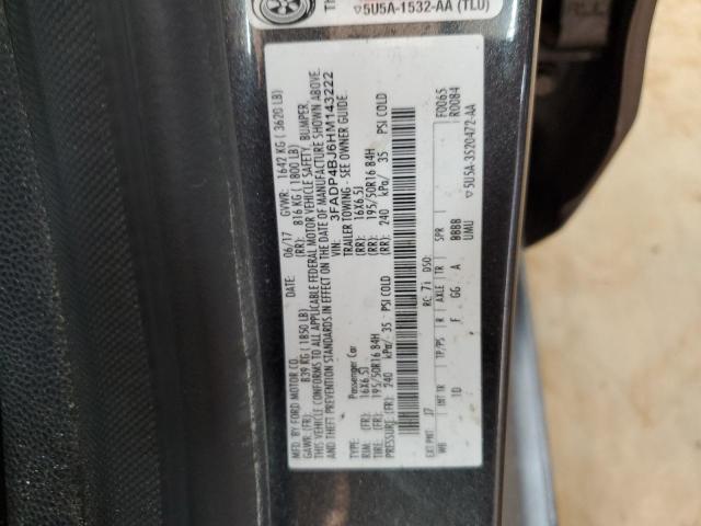 2017 FORD FIESTA SE - 3FADP4BJ6HM143222