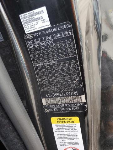 2017 LAND ROVER RANGE ROVER EVOQUE HSE DYNAMIC - SALVD5BG5HH247585