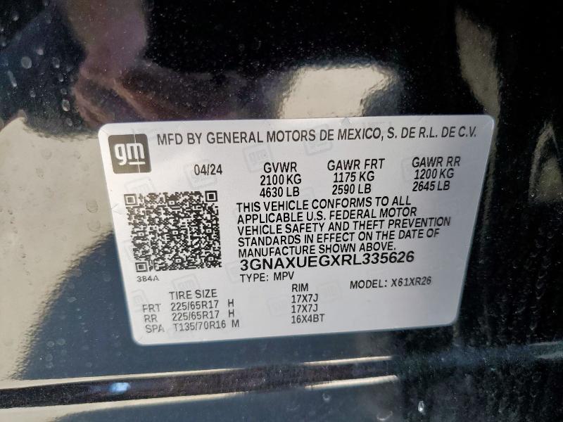 2024 CHEVROLET EQUINOX LT - 3GNAXUEGXRL335626