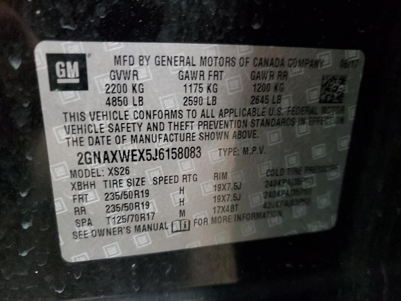 CHEVROLET EQUINOX PREMIER