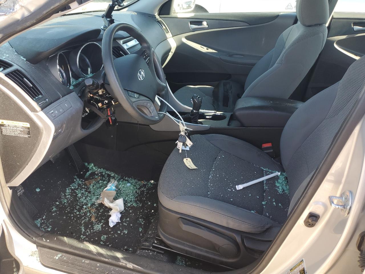 Lot #3316711417 2014 HYUNDAI SONATA GLS