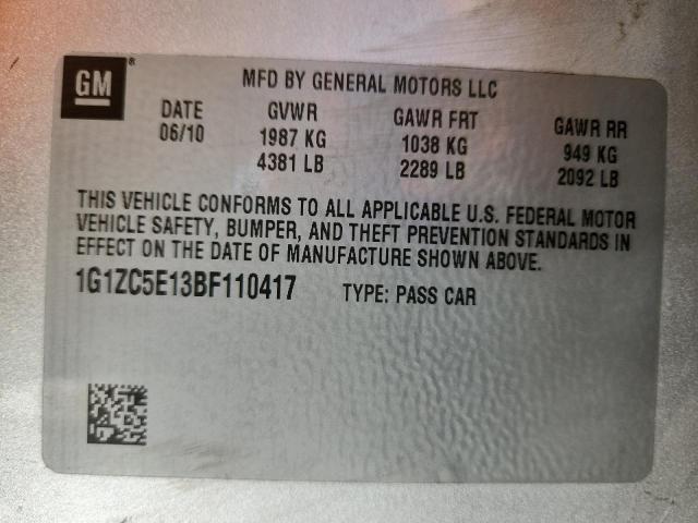 2011 CHEVROLET MALIBU 1LT - 1G1ZC5E13BF110417