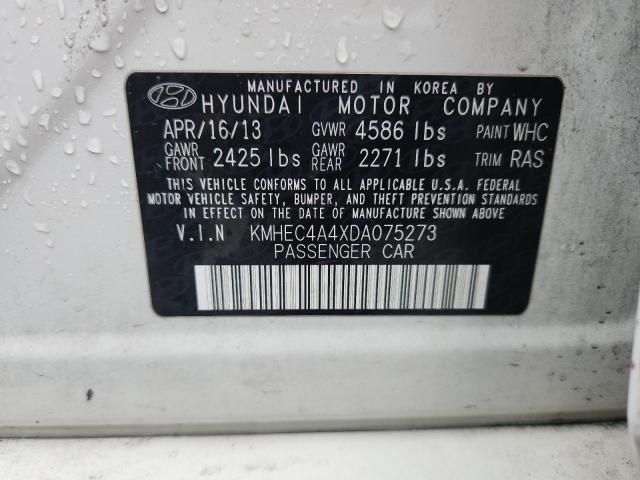 2013 HYUNDAI SONATA HYB - KMHEC4A4XDA075273