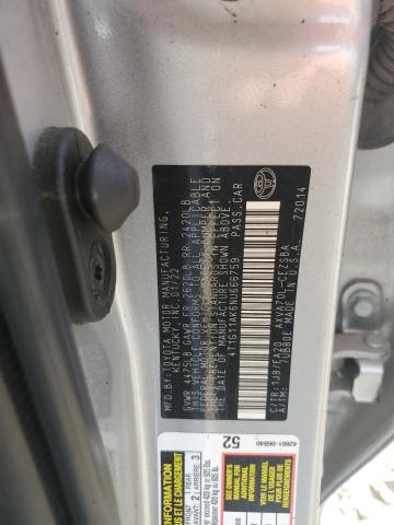 2022 TOYOTA CAMRY SE #3284800533