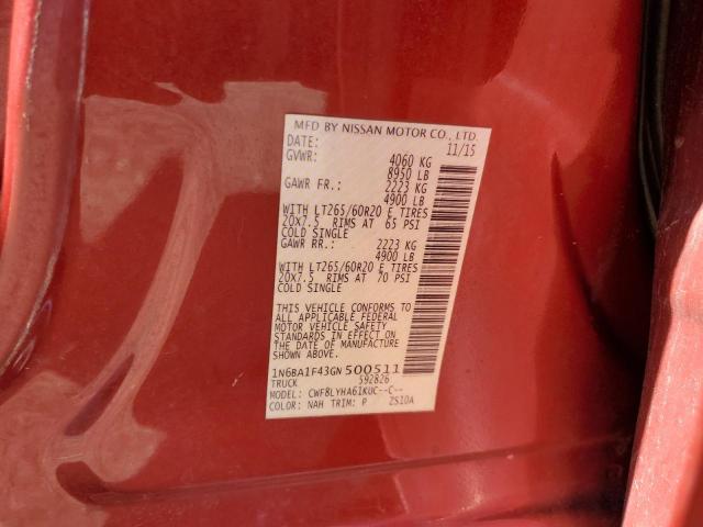 2016 NISSAN TITAN XD S #3270741847