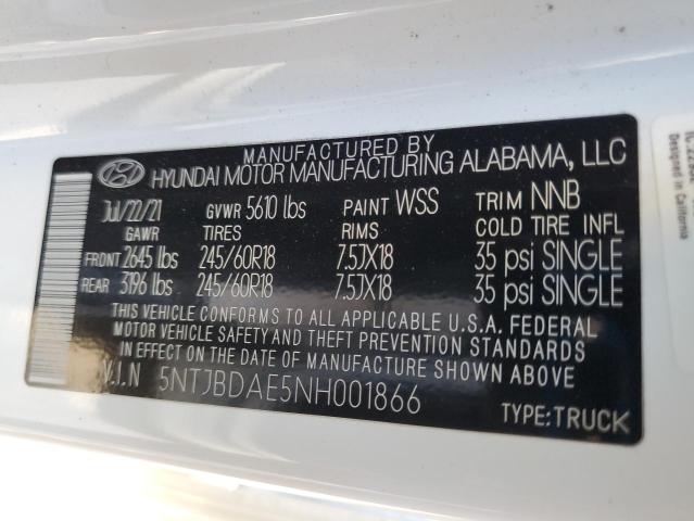 2022 HYUNDAI SANTA CRUZ #3301987434