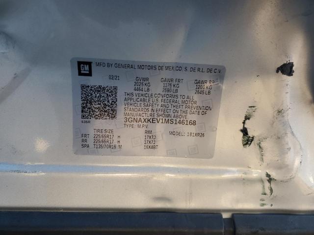 2021 CHEVROLET EQUINOX LT #3297111494