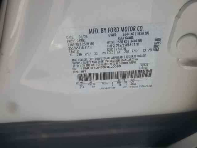 2025 FORD EXPLORER A 1FMUK7DH5SGC29090