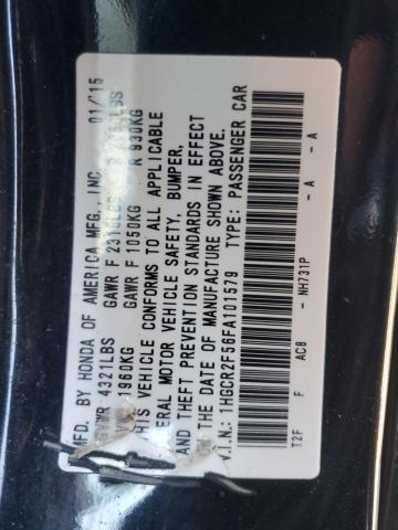 2015 HONDA ACCORD SPO - 1HGCR2F56FA101579