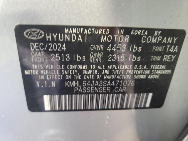2025 HYUNDAI SONATA SEL KMHL64JA3SA471076