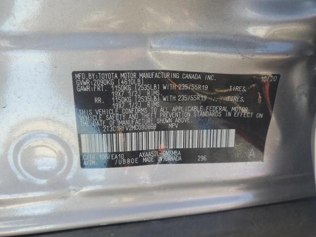 2021 TOYOTA RAV4 XLE P - 2T3C1RFV2MC090868