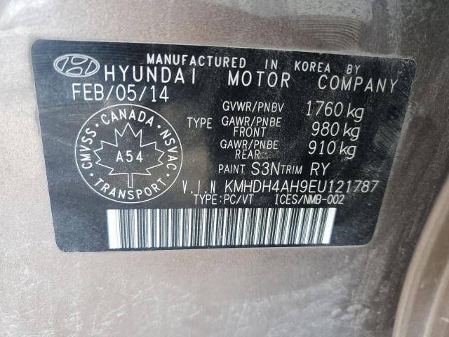 2014 HYUNDAI ELANTRA SE - KMHDH4AH9EU121787