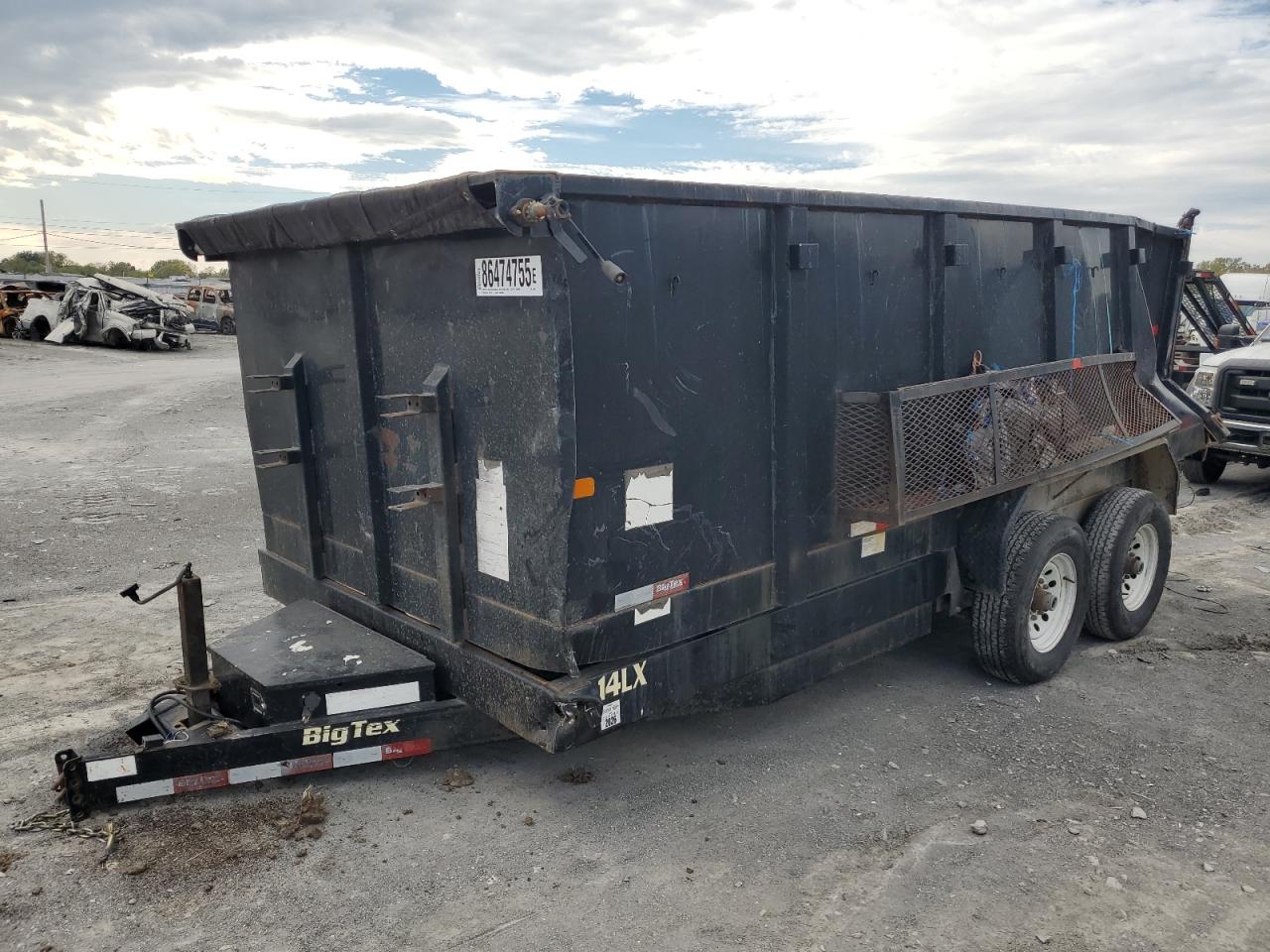 Lot #3284214544 2016 BIG TEX TRAILER