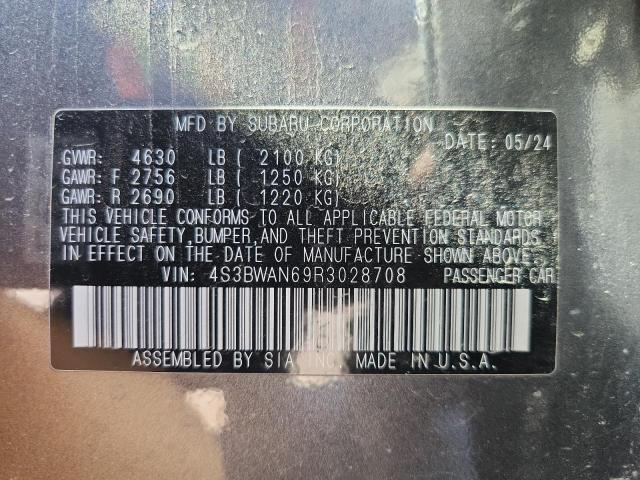 2024 SUBARU LEGACY LIM #3286927225