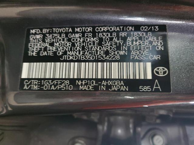 2013 TOYOTA PRIUS C - JTDKDTB35D1534228