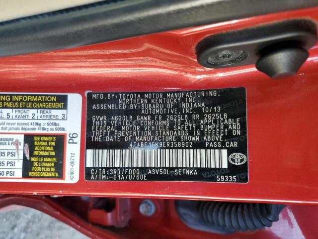 2014 TOYOTA CAMRY L #3302758345