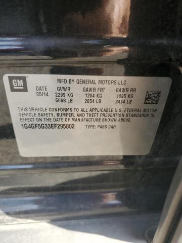 2014 BUICK LACROSSE T - 1G4GF5G33EF295802