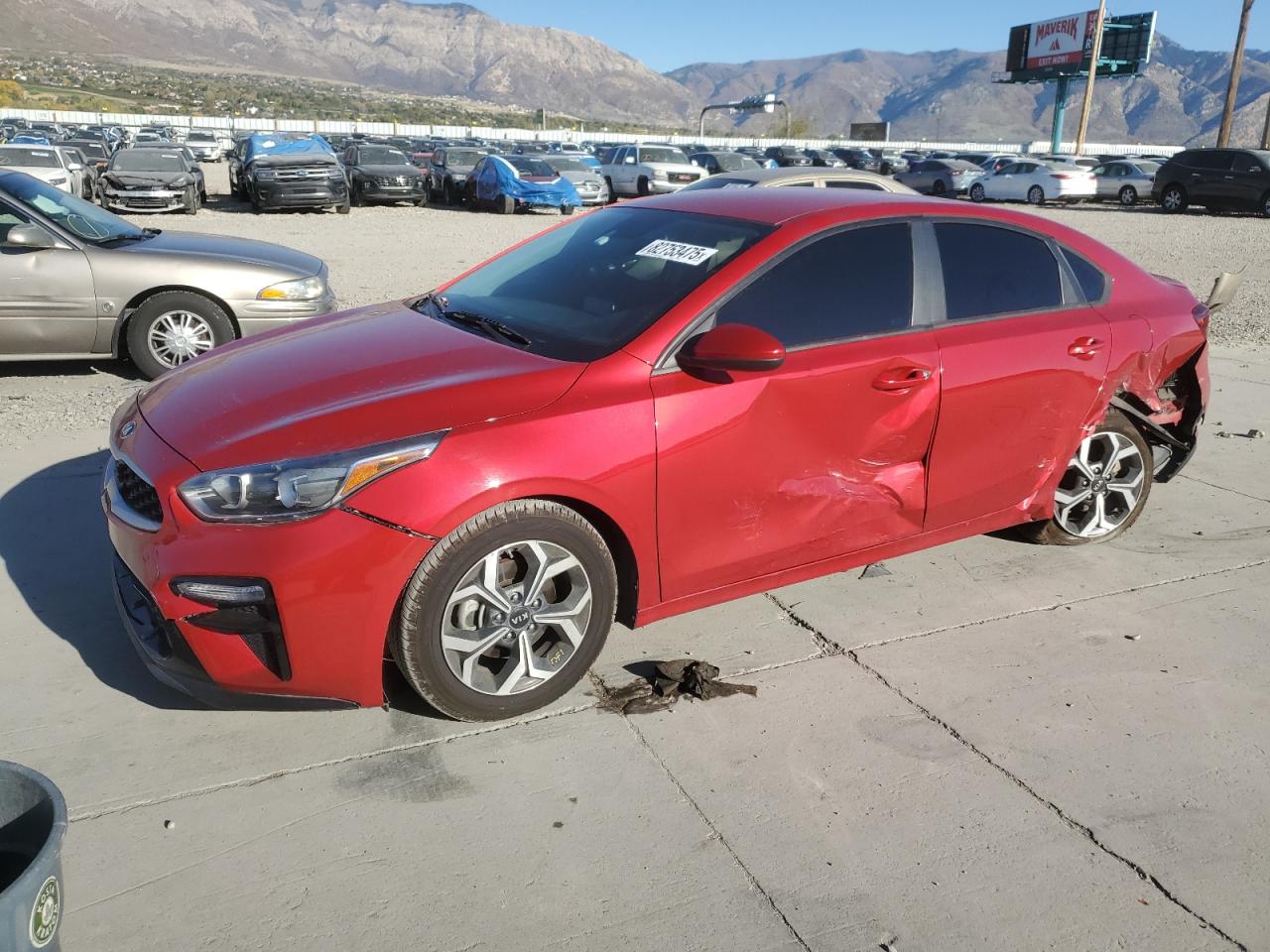 Lot #3294686044 2021 KIA FORTE FE