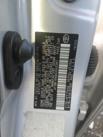 2012 TOYOTA CAMRY BASE - 4T1BF1FK8CU542381